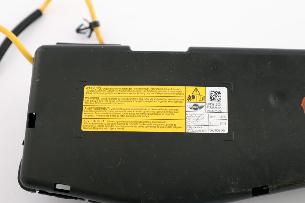airbag mini cooper – Airbag Mini Cooper One R55 R56 R57 lateral banco dianteiro direito 2753588 – foto 5