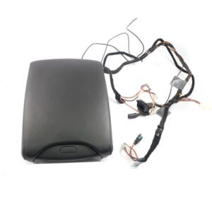 apoio bmw x5 – Apoio BMW X5 E53 de braço com consola telefónica em pele preta 7124494 – foto 1