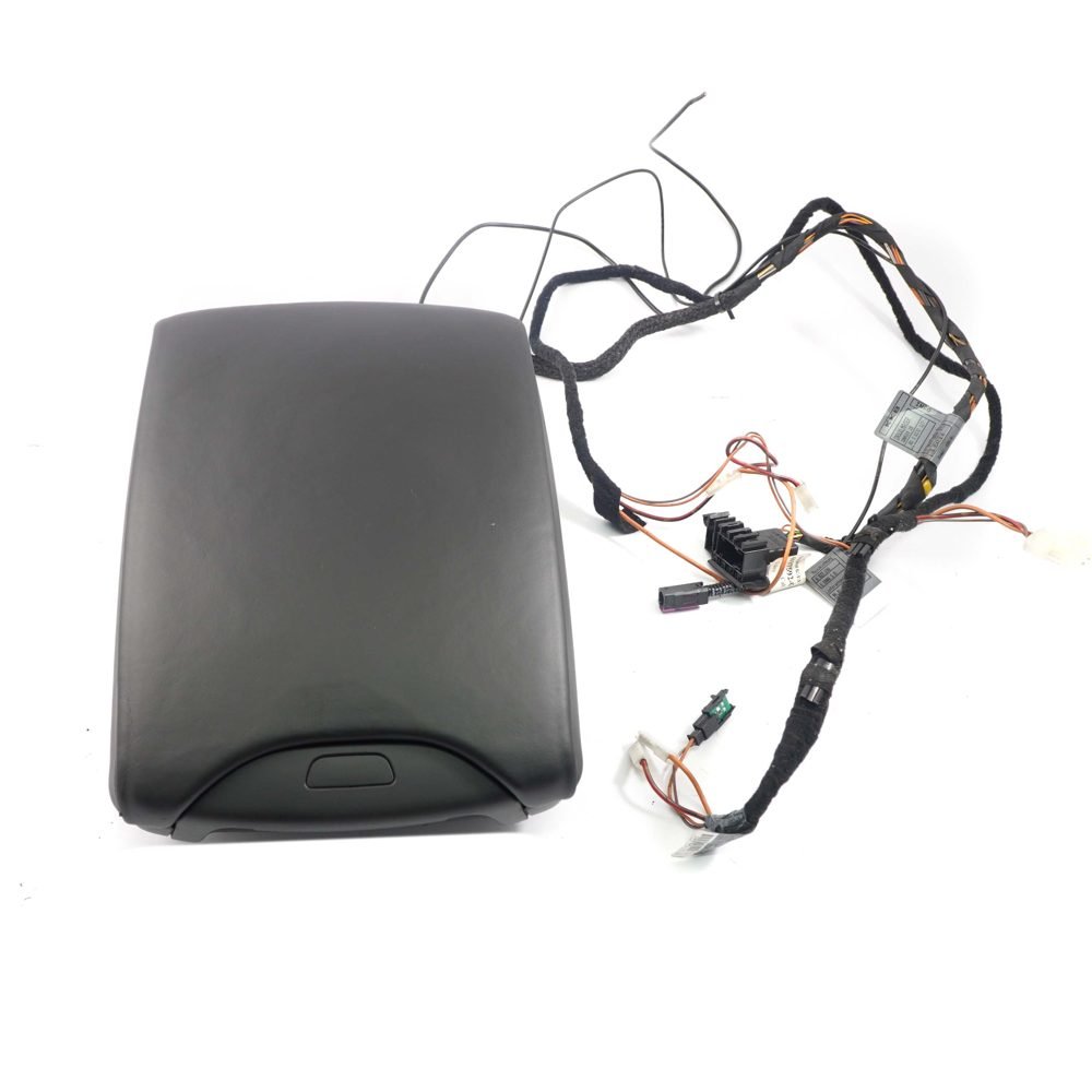apoio bmw x5 – Apoio BMW X5 E53 de braço com consola telefónica em pele preta 7124494 – foto 1