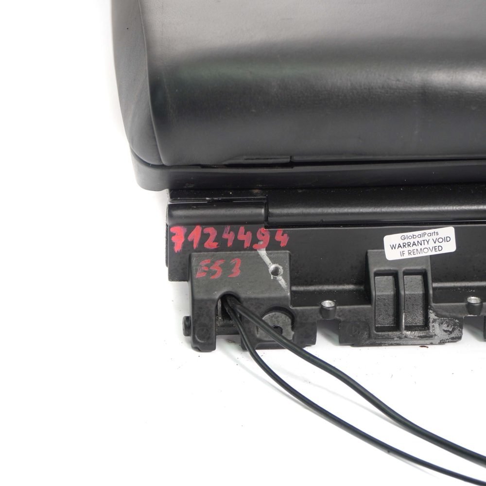 apoio bmw x5 – Apoio BMW X5 E53 de braço com consola telefónica em pele preta 7124494 – foto 2