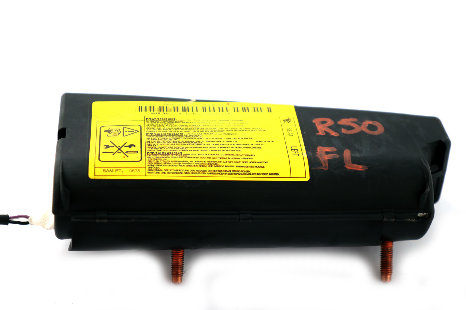 airbag mini r50 – Airbag Mini R50 R53 Cooper One de banco dianteiro esquerdo 1484284 – foto 3