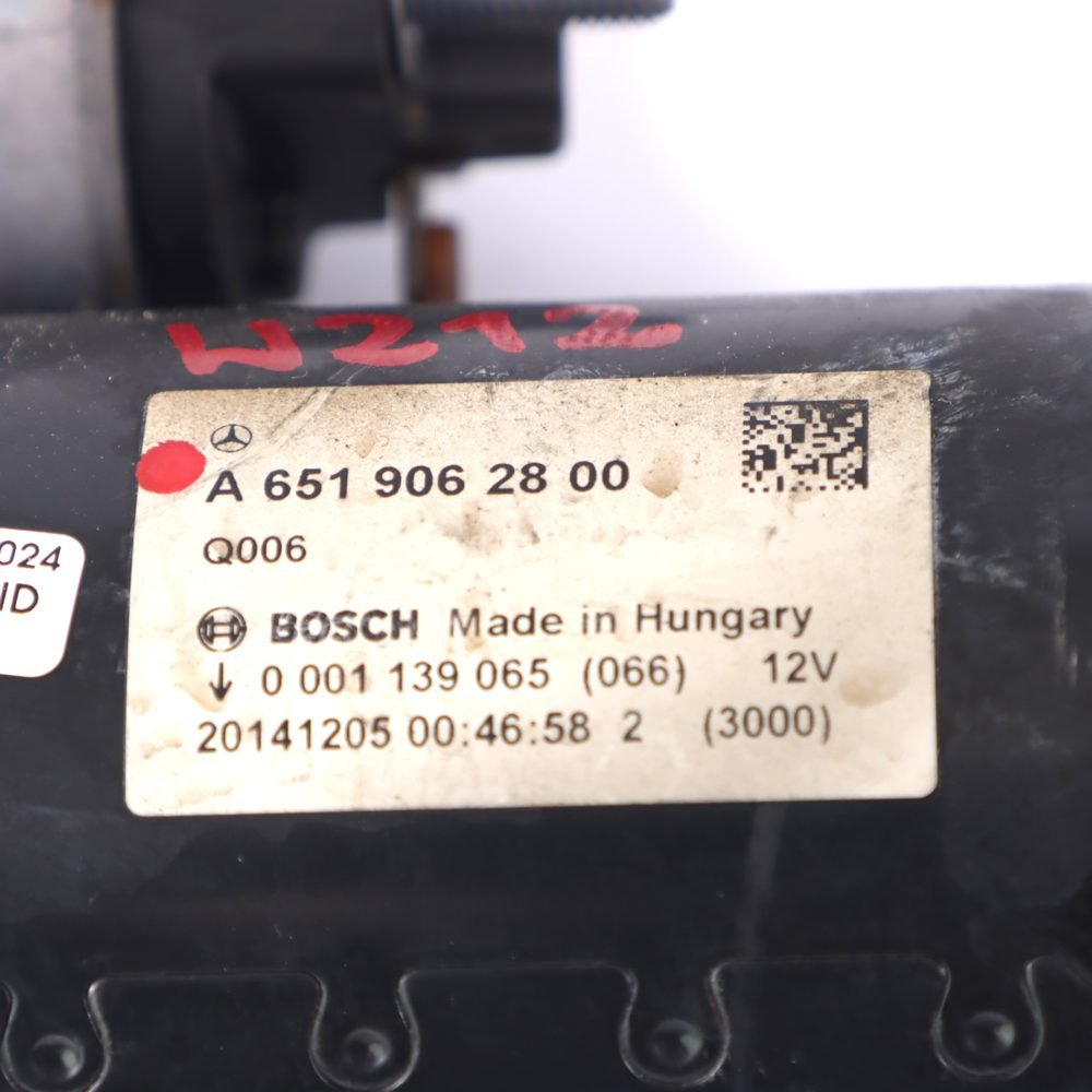 motor-arranque mercedes w204 – Motor-arranque Mercedes W204 W212 W906 OM651 Diesel Bosch OEM A6519062800 – foto 3