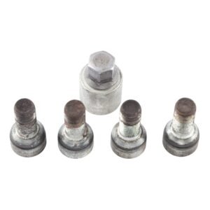 parafusos antirroubo bmw e60 – Parafusos antirroubo BMW E60 E87 E90 — 4 com adaptador OEM 2453959 – foto 1