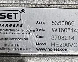 Turbocompressor sem geometria variável DAF 1708170
