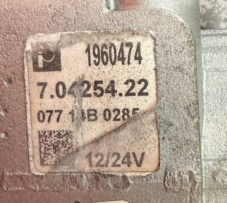 Válvula de contrapressão DAF 1960474 (3 furos)
