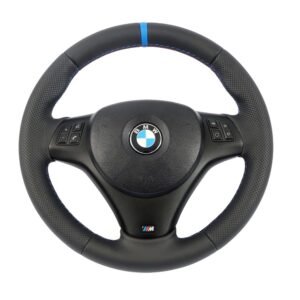 volante bmw e87 – Volante BMW E87 E81 E82 E90 E91 E92 desportivo M pele preta 7839114 – foto 1