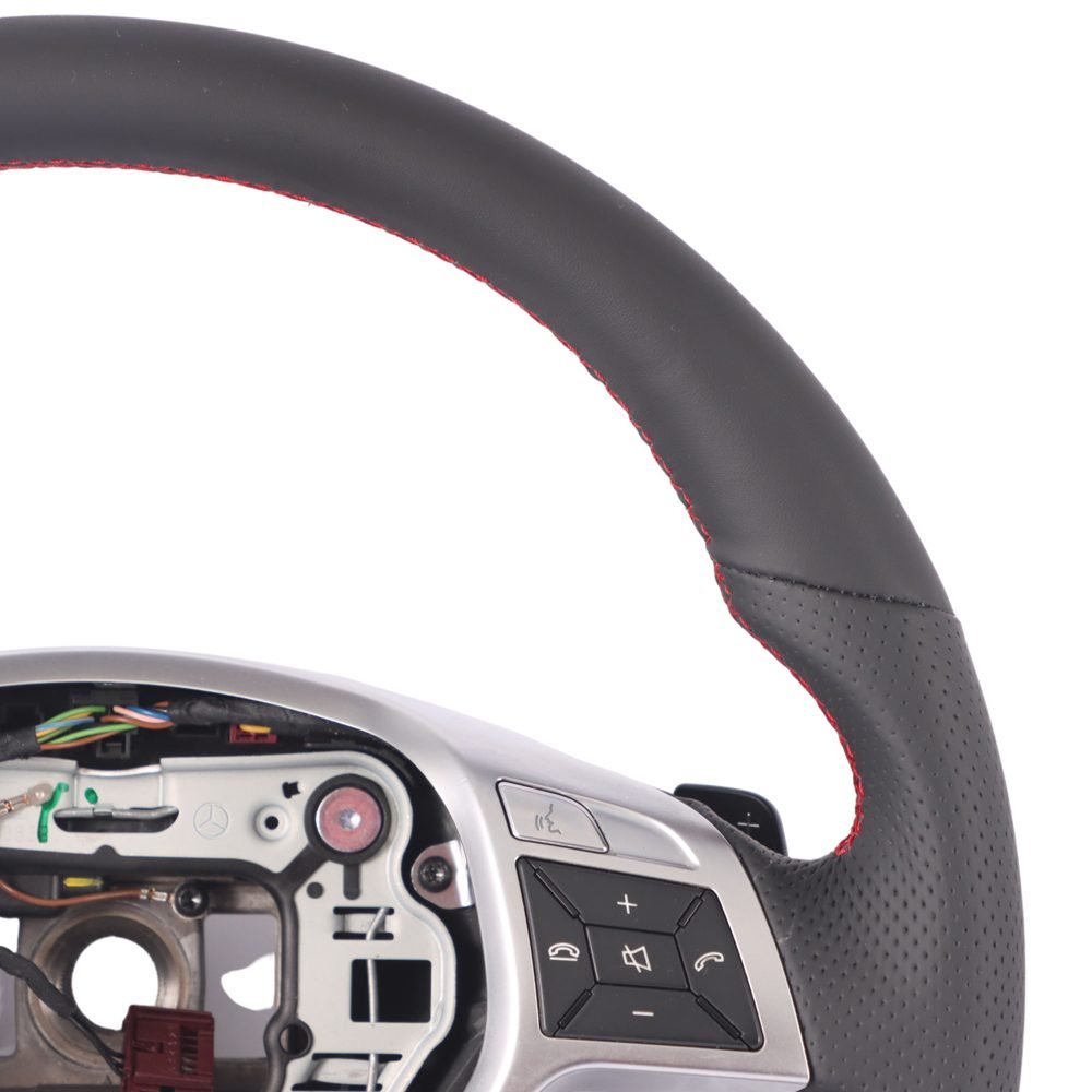 volante mercedes w204 – Volante Mercedes W204 W207 W212 sport em pele OEM A1724602703 – foto 3