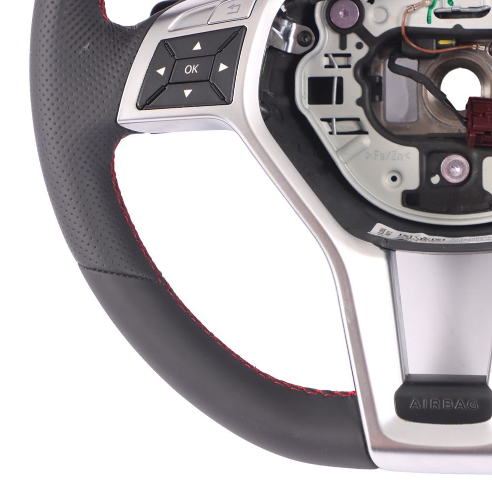 volante mercedes w204 – Volante Mercedes W204 W207 W212 sport em pele OEM A1724602703 – foto 4